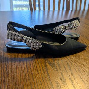Anthropologie Maeve Side-Bow Slingback Flats
